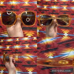 Oakley BECKON Clear Orange Women's Oversized Lenses Sunglasses Made In USA