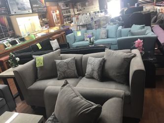 Beautiful sofa and love seat seat set
