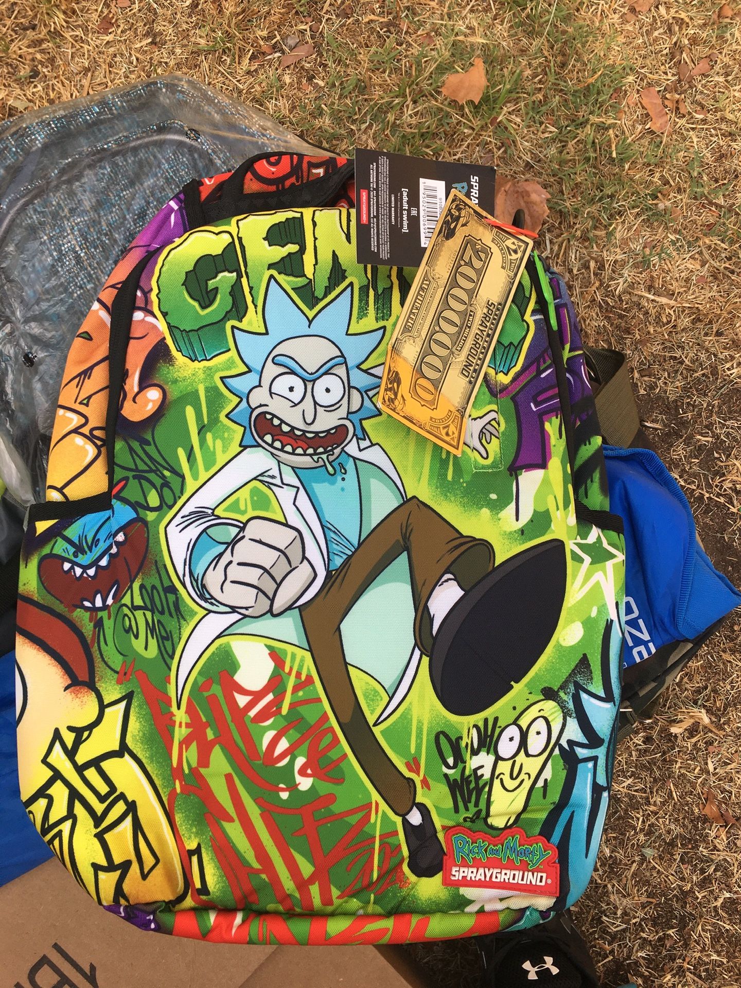 Sprayground Rick and Morty Backpack (BRAND NEW!!)