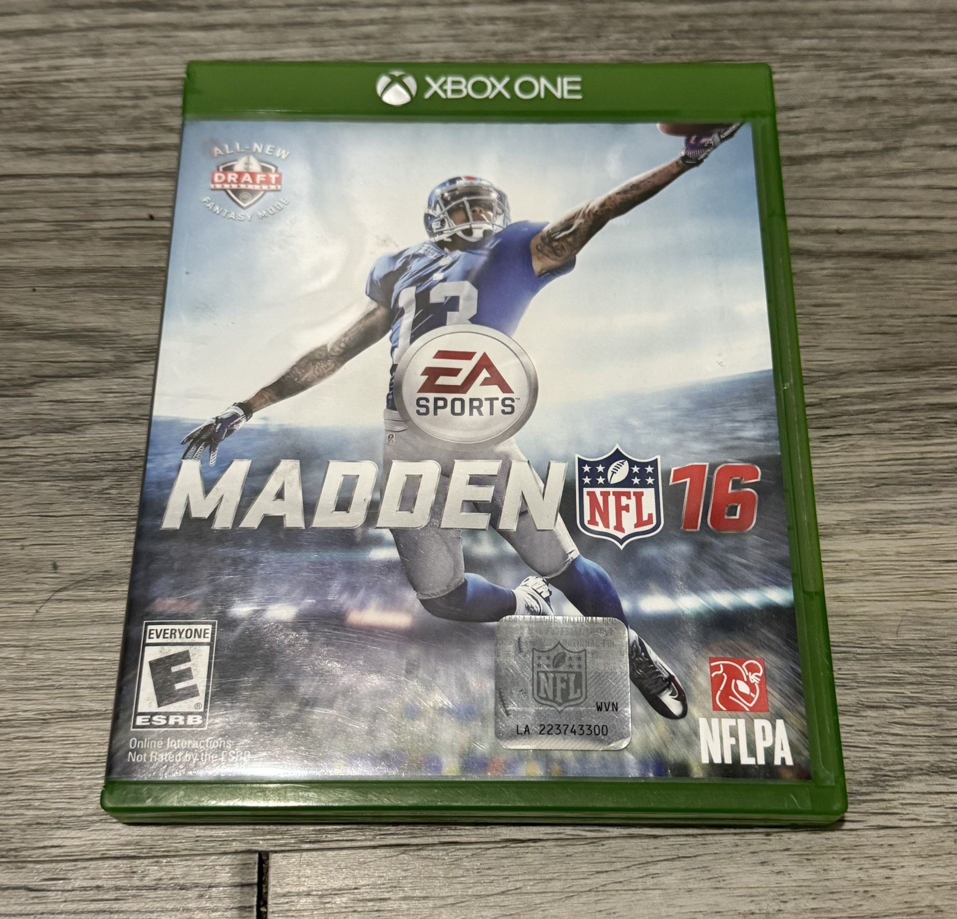 XBOX ONE EA Sports NFL Madden 16 Video Game