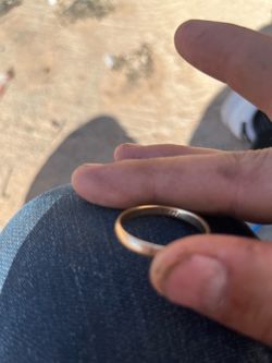 14k gold wedding band. Wed-lok. Men’s wedding band. Size 10