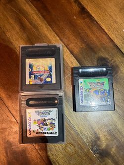 Authentic Game Boy Color Games – Pokémon & Dragon Quest – 3 Game Lot
