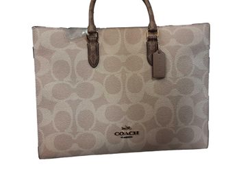 Coach Cy677 Beige / Tan Purse / Handbag