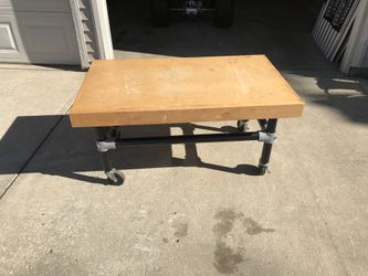 Heavy Duty Table on Casters 26”x44”