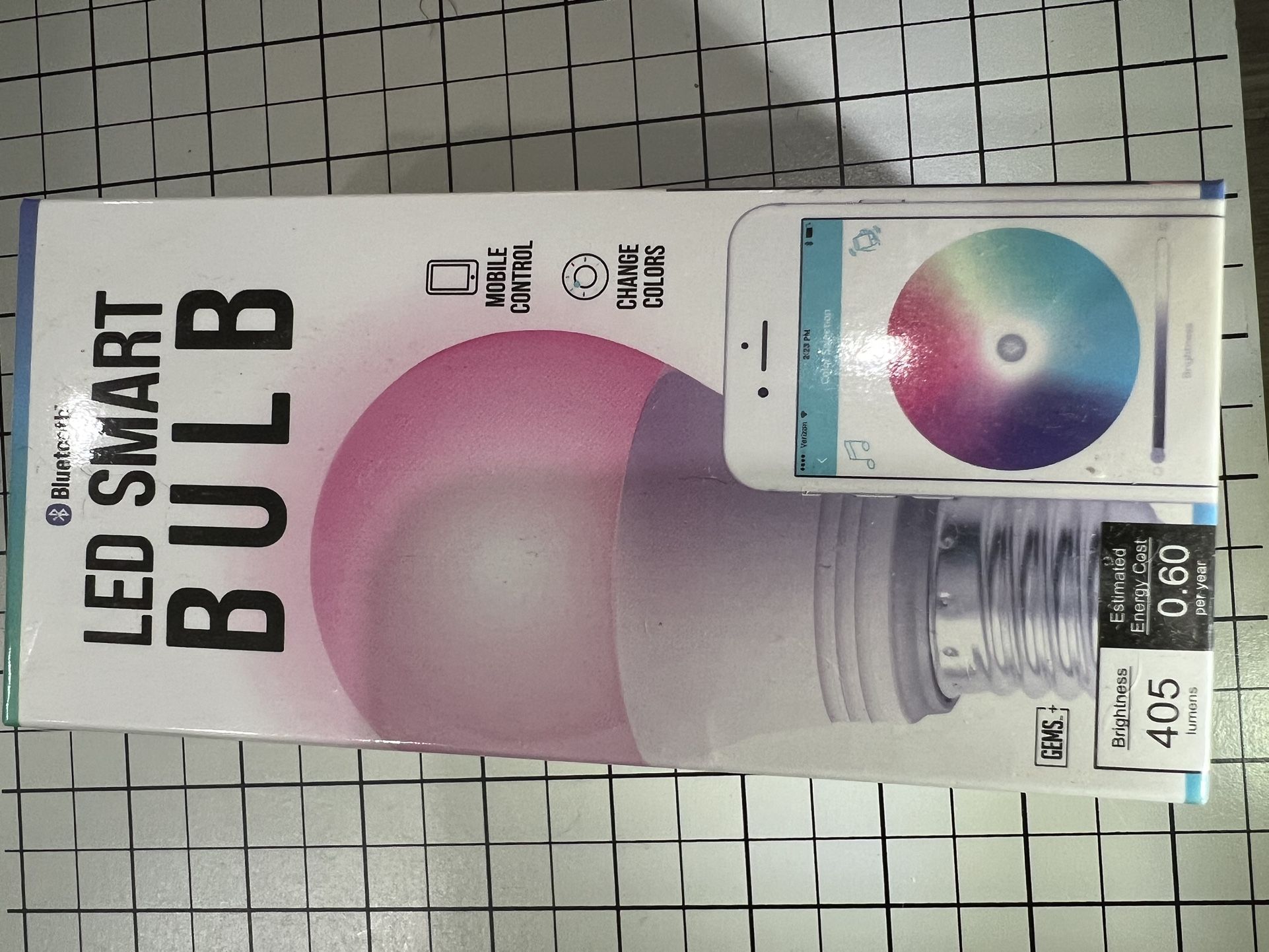 Gems Bluetooth LED Smart Light Bulbs