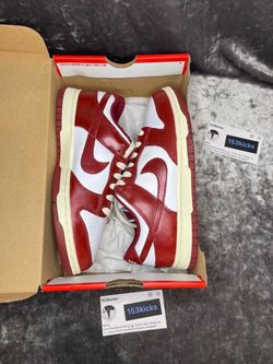 Nike Dunk Low Vintage Team Red  Size 5.5 Youth, 7 Womens  120$ Brand New  100% Authentic  @153Kicks On Instagram