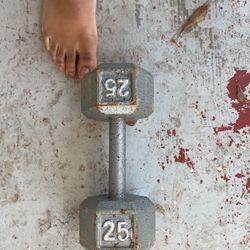 25 Lb Dumbbell