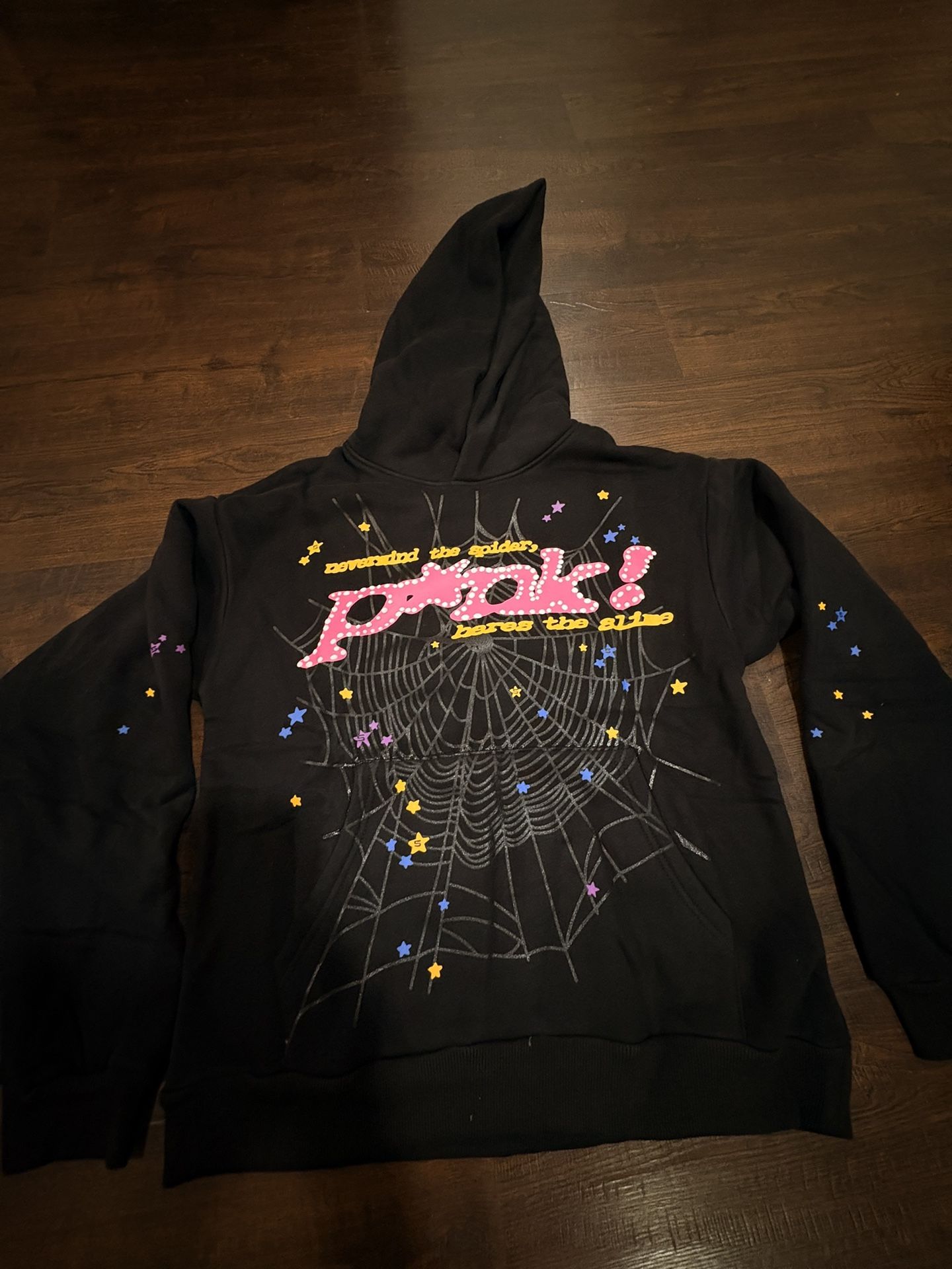 Sp5der Hoodie “p*nk” Size Medium