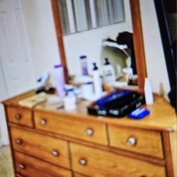 Two Twin Beds With Extra Firm Memory Firm Mattress, Dressing Table, He'd Board's And Night Stand. You Can Combine Both Beds To Make A Very Comfortable