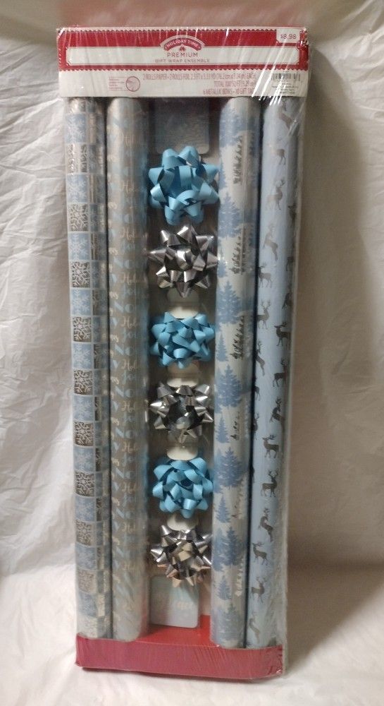 Christmas Gift Wrap/Bows/Gift Tags New Sealed