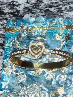Heart Bangle Bracelet