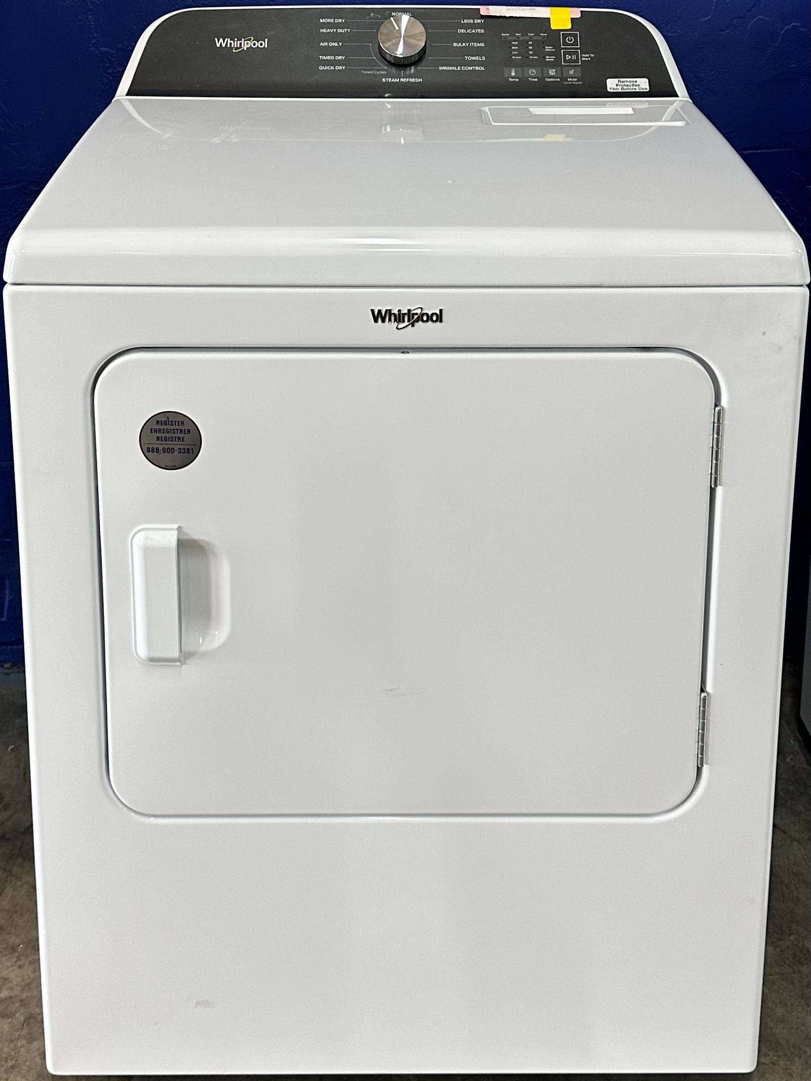 WHIRLPOOL Dryer Electric WED6150PW SKU-0000024895 01270 .