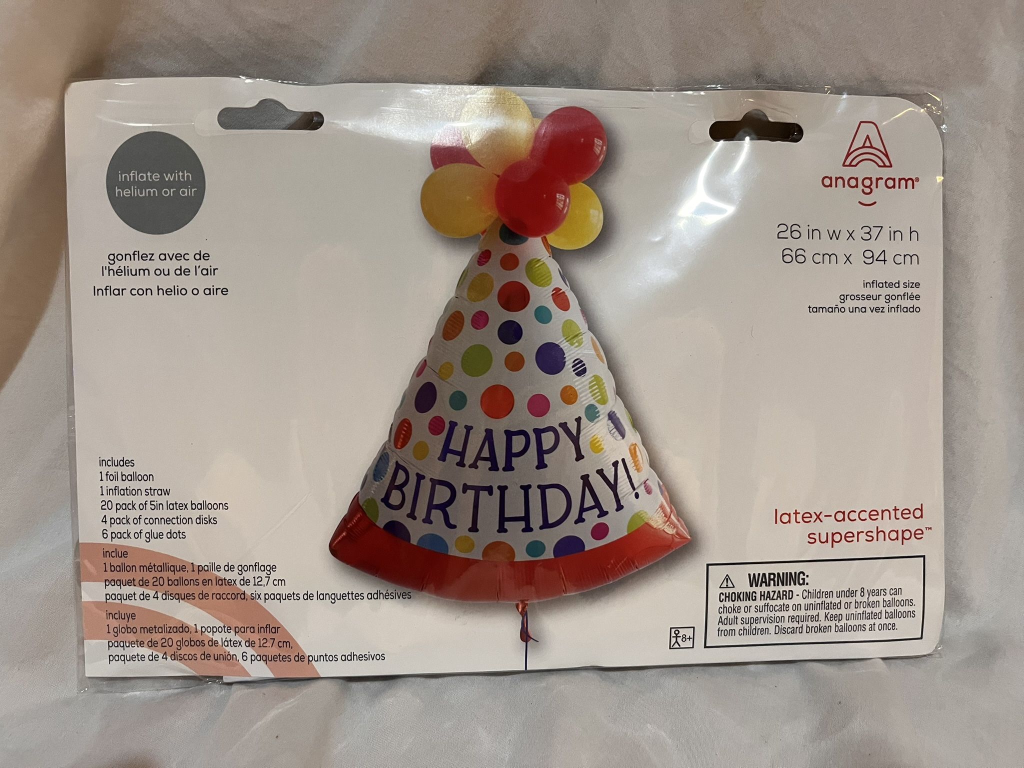 Large happy Birthday Balloons