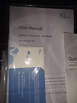 Time  clock for small businesses,brand new in box