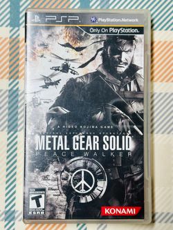 Metal Gear Solid: Peace Walker (Sony PSP, 2010) Tested/Works Fast Shipping D287