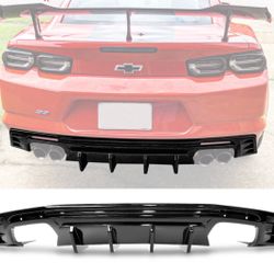 16-24 Chevy Camaro Rear Bumper Diffuser Glossy Black