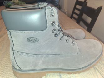 Men's Size 12 Work Dress Boots Charcoal Gray Dress Work Travel Hiking Camping
