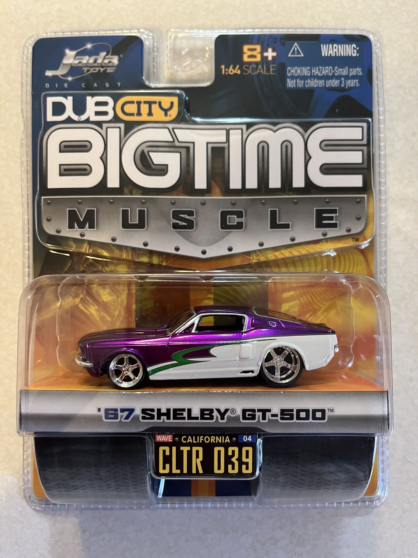 1967 Shelby Mustang GT-500 Dub City Big Time 1:64 Collectible Die Cast Car