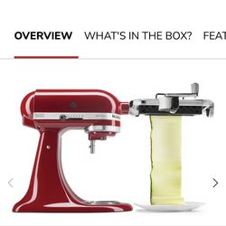 KitchenAid Vegetable sheet Cutter (New)