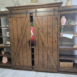 Unique BarnHouse Entertainment Center