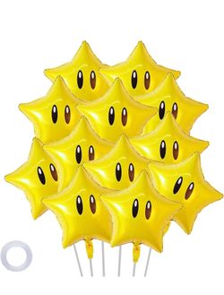 Super mario foil gold stars