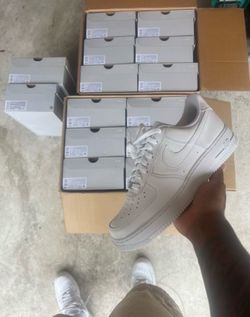 Nike Air Force 1 (White/White) Below Retail