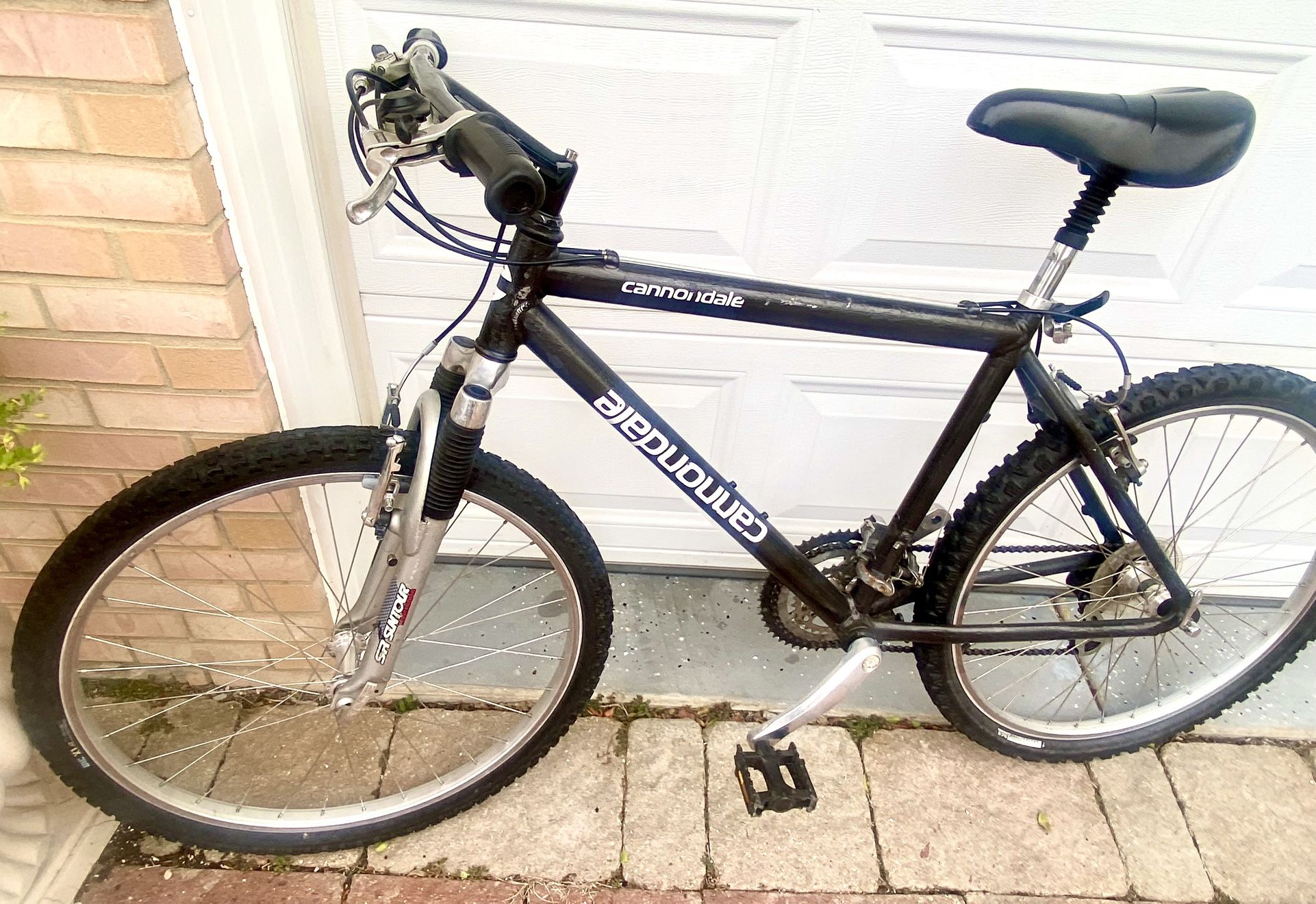 Black Cannondale Bicycle 