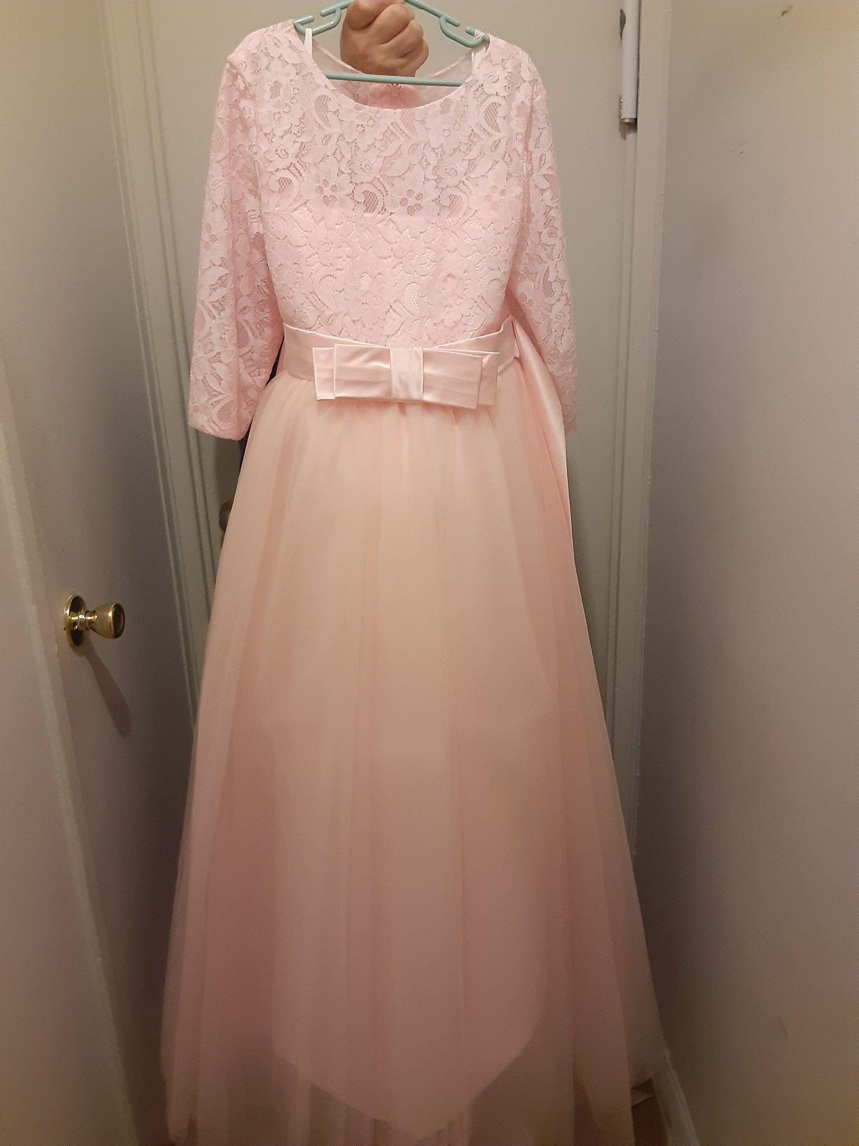 Girls party gown dress