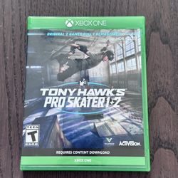 Tony Hawk Pro Skater 1 + 2 X Box One/X