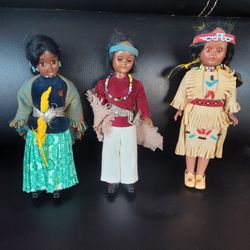 Lot Of 3 Vintage 1960s Dolls
