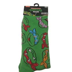 'Teenage Mutant Ninja Turtles' Novelty Crew Socks - Size 6 - 12 *NEW*