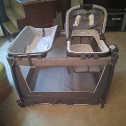 Babytrend Portable Bed Playpen