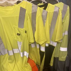 5 Work Reflective Shirts 