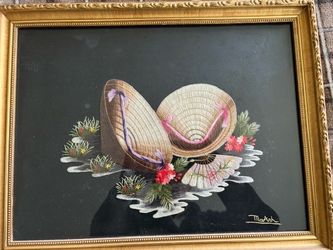 Embroidered Conical Hats. Vietnam