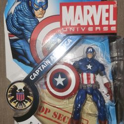 2008 Marvel Universe Captain America 4"