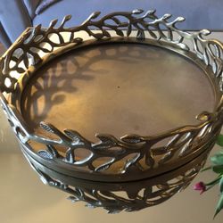 Round Gold Roman Style Tray (Frame Only)