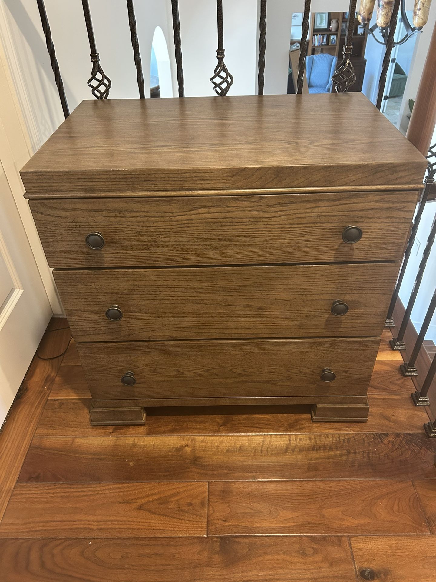 Estate 3-Drawer Wood Nightstand By Nate Berkus + Jeremiah Brent with Storage