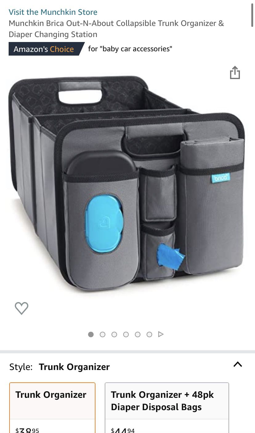Out-N-About Trunk Organizer & Changing Station