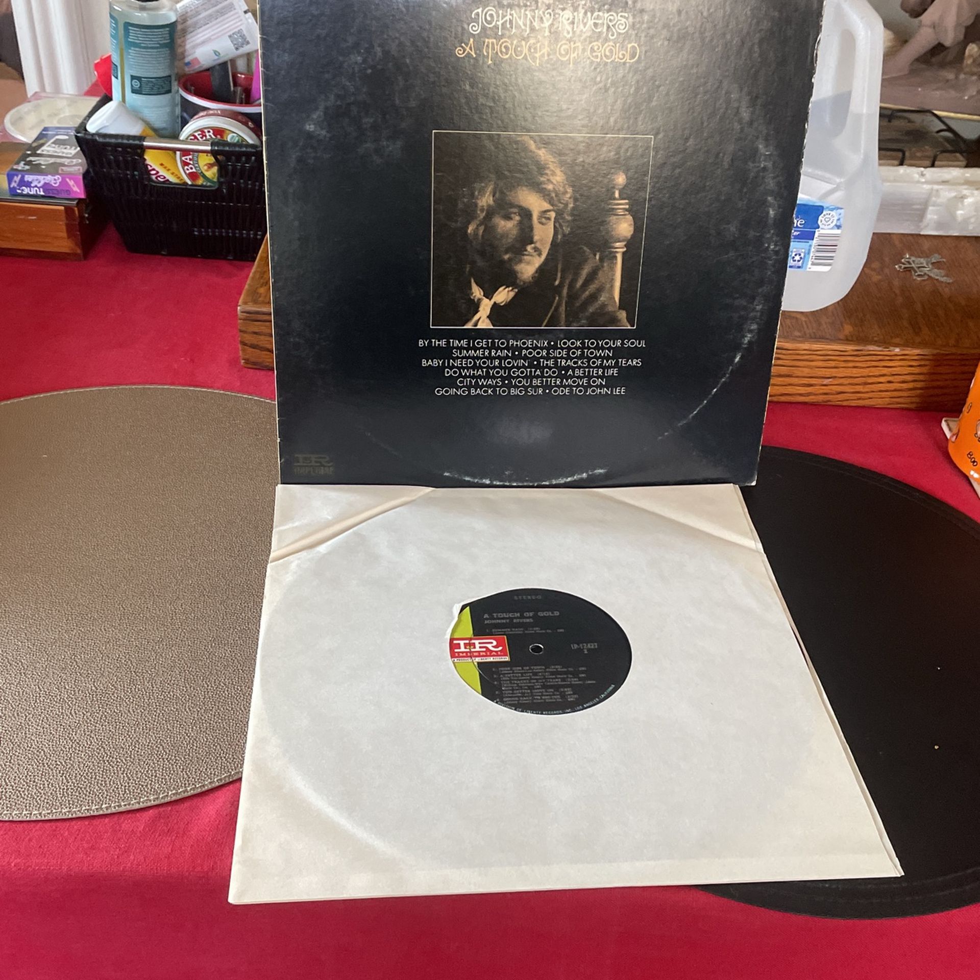 Johnny Rivers- A Touch Of Gold! Vinyl Album.