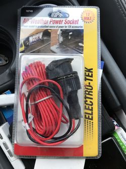 All weather power socket