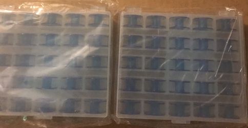 2 Sets Bobbin Spools For Sewing Machine 