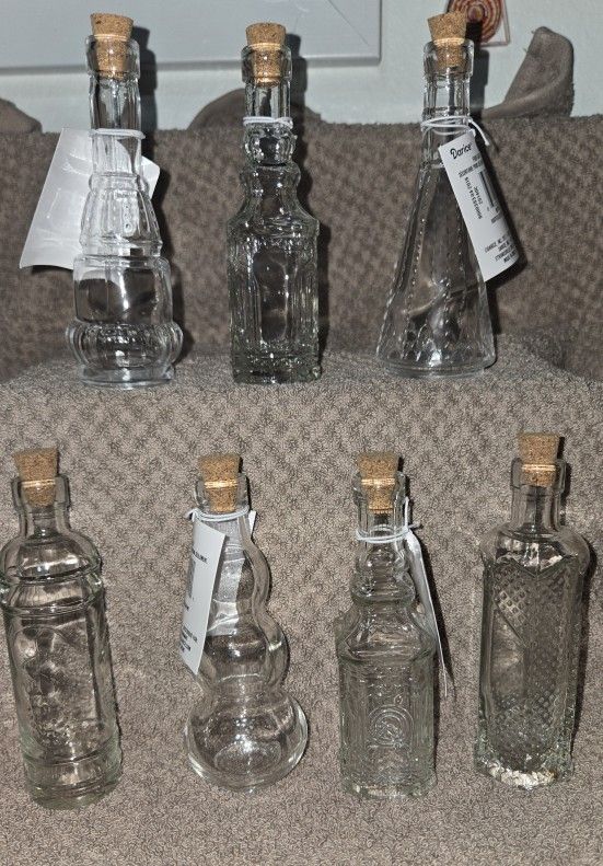 Darice Mini Glass Bottles