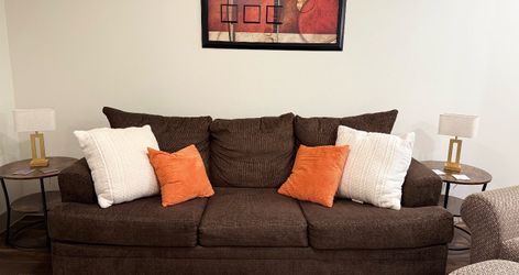 Moving Sale - Queen Sleeper Sofa + Chair & Ottoman - Must Pick Up by Saturday”