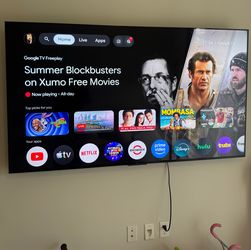 75” TV: TCL Q750G  comes with wall mount
