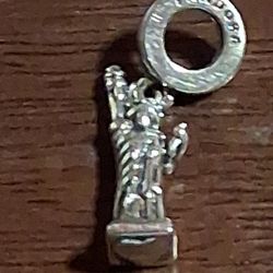 PANDORA AUTHENTIC BRAND NEW STERLING SILVER SOLID STATUE OF LIBERTY DANGLE CHARM