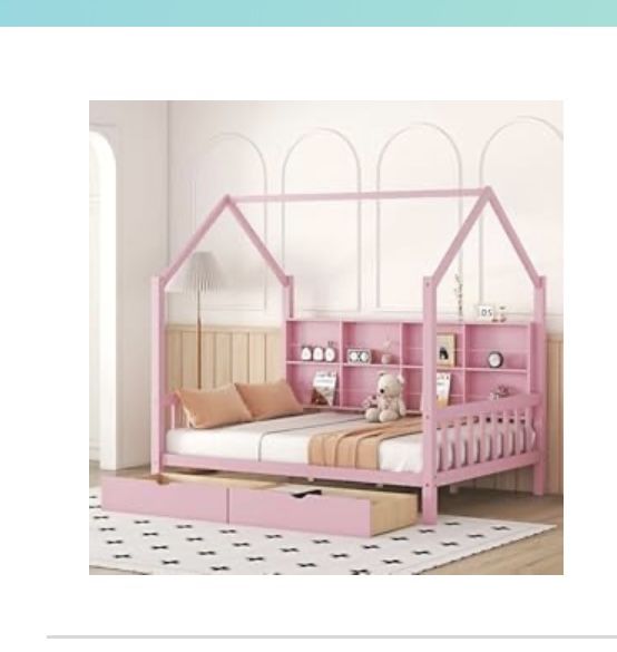 Full Bed with 2 storage drawers