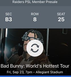 Bad Bunny Tickets And Alesso  Thumbnail