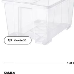 IKEA Samla Storage  Container 