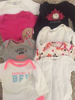 Baby girl clothes 3M long sleeve onesies