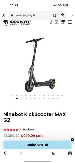 Brand new Segway Ninebot Scooter Max electric scooter